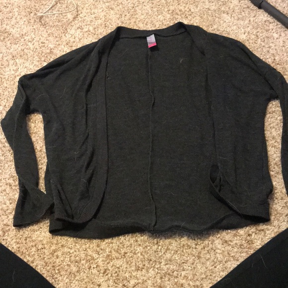 Dark grey sweater cardigan - Picture 1 of 1